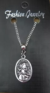 Pendentif Saint François Collier 18" ou 24 pouces Chaîne Saint d'Assise Charme - Photo 1 sur 6
