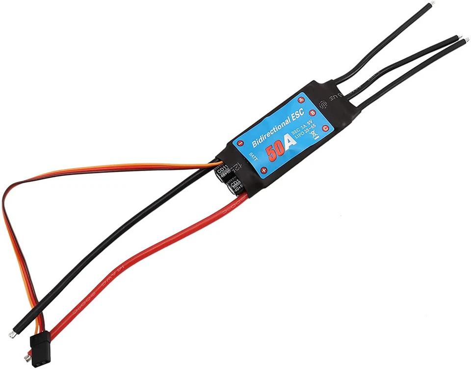 50A Brushless Type 2S-6S ESC Forward/Reverse for R/C Car Application - Image 1 of 1