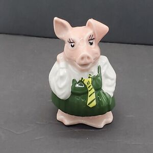 Rare Vintage Wade England Pottery NatWest Pigs - Girl Annabel Piggy Bank