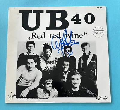 UB40  -  Ali Campbell  - Original Autogramm signed Vinyl Cover - Bild 1 von 2
