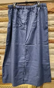 Denim & Co. Women's Stretch Denim Pull On Skirt w/Pockets . Size 2X. Blue - Picture 1 of 7