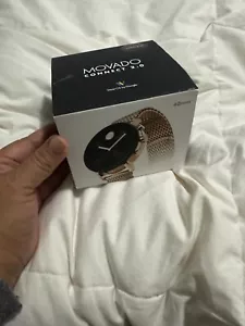 Movado Connect 2.0 40MM Unisex Gold Smartwatch - Picture 1 of 4