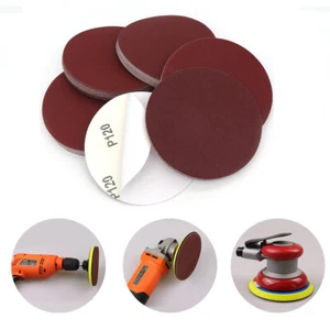 Sanding Discs Sandpaper 60-2000Grit Self Adhesive Backed Sticky Pads 125mm-150mm - Picture 1 of 20