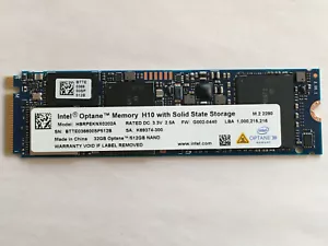 Intel Optane™ HBRPEKNX0202A 512GB SSD M.2 2280 NVMe Memory H10 with 512GB +32GB - Picture 1 of 7