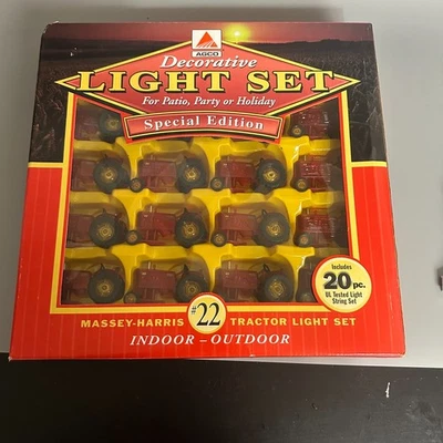 Allis Chalmers #22  20pc Tractor Decorative Light Set Special Edition New/Boxed - Image 1 of 4