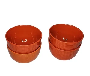4 zuppiera vintage da collezione Royal Norfolk zucca arancione gres a costine/8 - Foto 1 di 6
