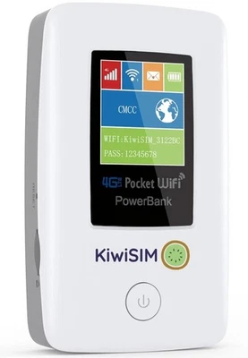 4G LTE Portable WiFi Mobile Hotspot Pocket WiFi, 6000mAh Battery - Image 1 of 4