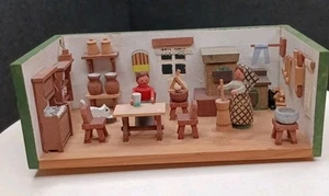 Erzgebirge Miniatur Bauernhaus Stube von Seiffener Stübelmacher Kunst - Bild 1 von 7