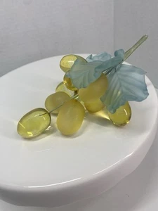 Glas massiv Traube Cluster 4 Zoll hellgelb golden 1 Bündel Kunstglas LESEN - Bild 1 von 21