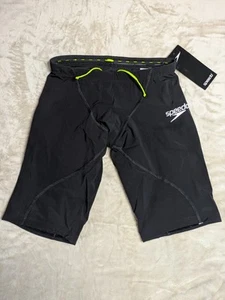 Pantalones cortos de natación Speedo Fastskin LZR Ignite Jammer para hombre Reino Unido 22 FINA negro con cordón - Imagen 1 de 15
