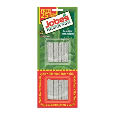 Jobe's 13-4-5 Houseplant Food Spikes (50-Pack) 05031T Jobe's 05031T 073035250016 - Image 1 of 2