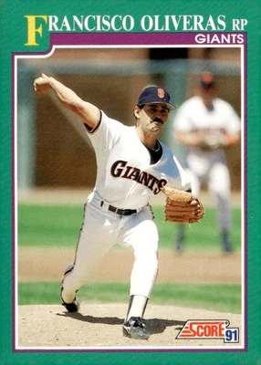 1991 Score #635 Francisco Oliveras - Image 1 of 2