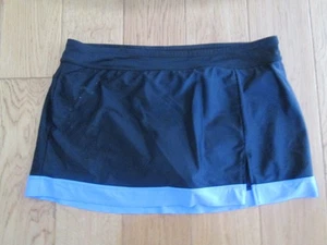 FREE COUNTRY black with blue swimsuit skirt bottom new size XL 16 - Picture 1 of 4
