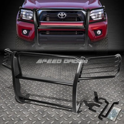 FOR 05-15 TOYOTA TACOMA TRUCK BLACK MILD STEEL FRONT BUMPER BRUSH GRILLE GUARD Foto 1 de 4