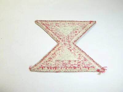 Parche trasero blanco borde corte 10º Ejército de los Estados Unidos de la Segunda Guerra Mundial Foto 1 de 3