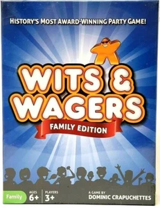 Juego de fiesta amigable para niños Wits & Wagers edición familiar galardonado - ¡NUEVO SELLADO! - Imagen 1 de 10
