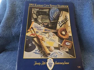 Kansas City Royals 1993 Yearbook - 25th Anniv Season - Bretts Last - Picture 1 of 1