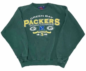 Vtg 90s Galt Sand Green Bay Packers Division Champions Sweatshirt Men's Large - Picture 1 of 16