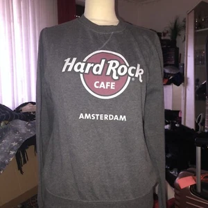 Hard Rock Cafe Pulli Pullover Sweatshirt Grau Amsterdam Größe S - Bild 1 von 3