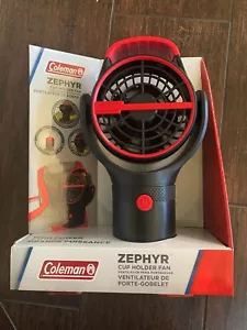 Nuevo Ventilador Portavasos Coleman Zephyr Camping Exterior Portátil - Imagen 1 de 4
