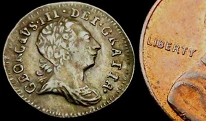 W941: 1772 George III PLATA Penny, Spink 3759 - Imagen 1 de 2