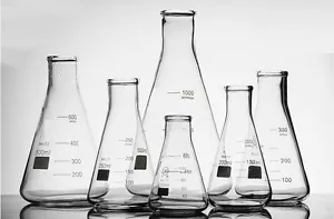 Rocwing Borosilicate Glass Conical Flask Erlenmeyer Graduated Boro 3.3 Lab - Picture 1 of 24