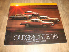 1976 Oldsmobile Cutlass Omega Starfire Advertisemnet Broschüre