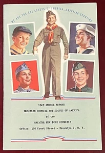 Vintage 1949 BOY SCOUTS Brooklyn Council ANNUAL REPORT & ephemera New York City - Picture 1 of 5