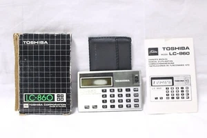Toshiba LC-860 calculator - for parts or repair - Photo 1/2