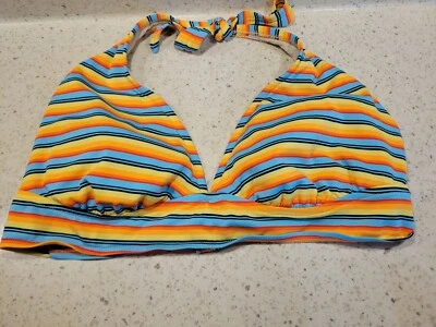 Catalina Neon Rainbow XL Bikini! Top, Bottom Flawed - Image 1 of 4