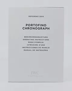 IWC Portofino Chronograph 3910 Booklet Manual - Picture 1 of 1