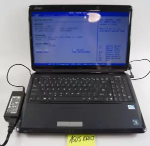 ASUS K601J Notebook PC Laptop 16in 2.1GHz 4GB Mem Black No HDD WORKING PoR B142 - Picture 1 of 10