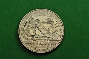 2023-D BU Mint State ( US American Women Quarter( Bessie Coleman) (C/N clad) - Picture 1 of 2