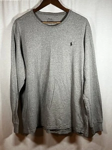 Polo Ralph Lauren grigia girocollo manica lunga uomo XL - Foto 1 di 5