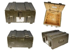 Armee Munitionskiste Transportkiste Holzkiste SIG Werkzeugbox Lagerkiste Truhe - Bild 1 von 5