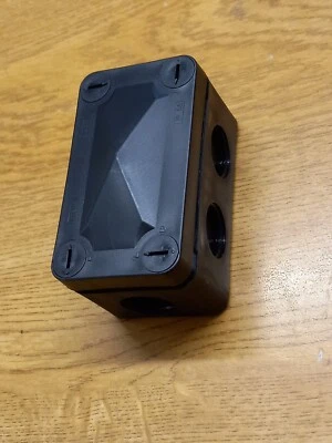 5 x Niglon IP66 schwarz Anschluss-Abzweigdose 86 x 50 x 52 mm NG85-50B