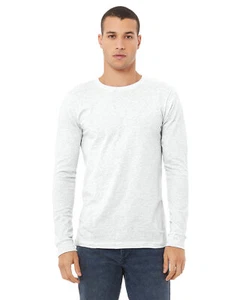 3 Pack Of Bella + Canvas 3501 Unisex Jersey T Shirt Long Sleeve Top T-Shirt - Picture 1 of 47