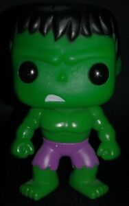 Funko Pop Marvel Vinyl Figure Bobblehead loose Avengers Incredible Hulk #13 EXMT