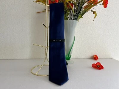 NEW Van Heusen Men's Necktie Navy Blue Classic 3.25" - Image 1 of 4