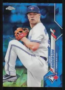 2020 Topps Chrome Update Sapphire #U286 Chase Anderson - Picture 1 of 2