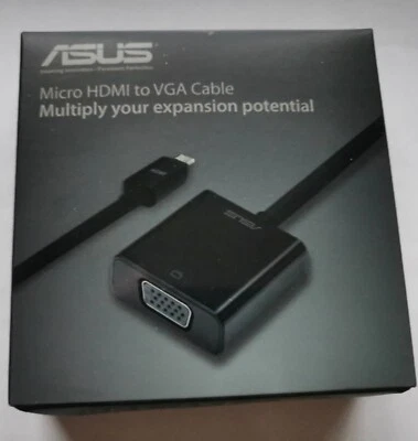 ASUS Genuine HDMI Male to VGA Female Video Cable Converter Adapter - Image 1 of 3