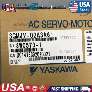 NEW Yaskawa SGMJV-02A3A61 Servo Motor 1PC US FREE TAX - Picture 1 of 10