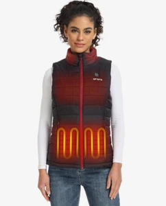 ORORO Women's Lightweight Heated Vest 4-Zone w/ Battery Pack - Black, Small - Picture 1 of 10