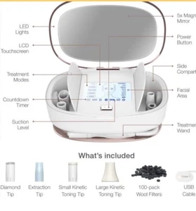 TROPHY SKIN Ultraderm MD Microdermabrasion System 3 In 1 System Kinetic Toning - Picture 1 of 10