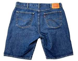 Pantalones cortos de jean azul vintage años 80 Levi's 505 100 % algodón talla 40 entrepierna 10 in. - Imagen 1 de 9