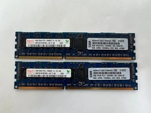 8GB (2X4GB) Hynix PC3-10600R 4GB DDR3 2Rx8 Server RAM HMT351R7BFR8C-H9 - Picture 1 of 1