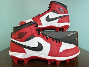 Botines de fútbol Air Jordan 1 Mid Alpha Menace "Chicago" para hombre talla 13 FJ6805-106 - Imagen 1 de 11