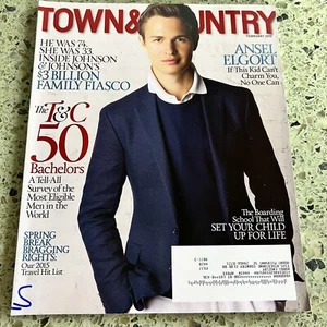 Ansel Elgort 50 Bachelors Tell-All Survey Feb 2015 Town & Country Magazine - Picture 1 of 3