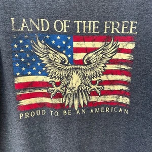 US Flag Proud To Be An American USA Bald Eagle Patriotic T-Shirt XL Maga - Picture 1 of 4