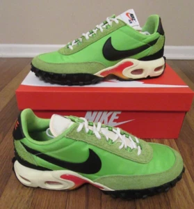 Nike Air Max Waffle SP Size 11 Action Green Black FV6946 301 Brand New In Box - Picture 1 of 15